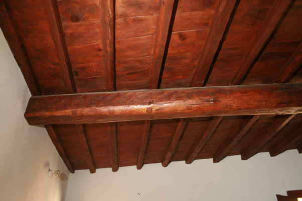 Restauro soffitti in legno